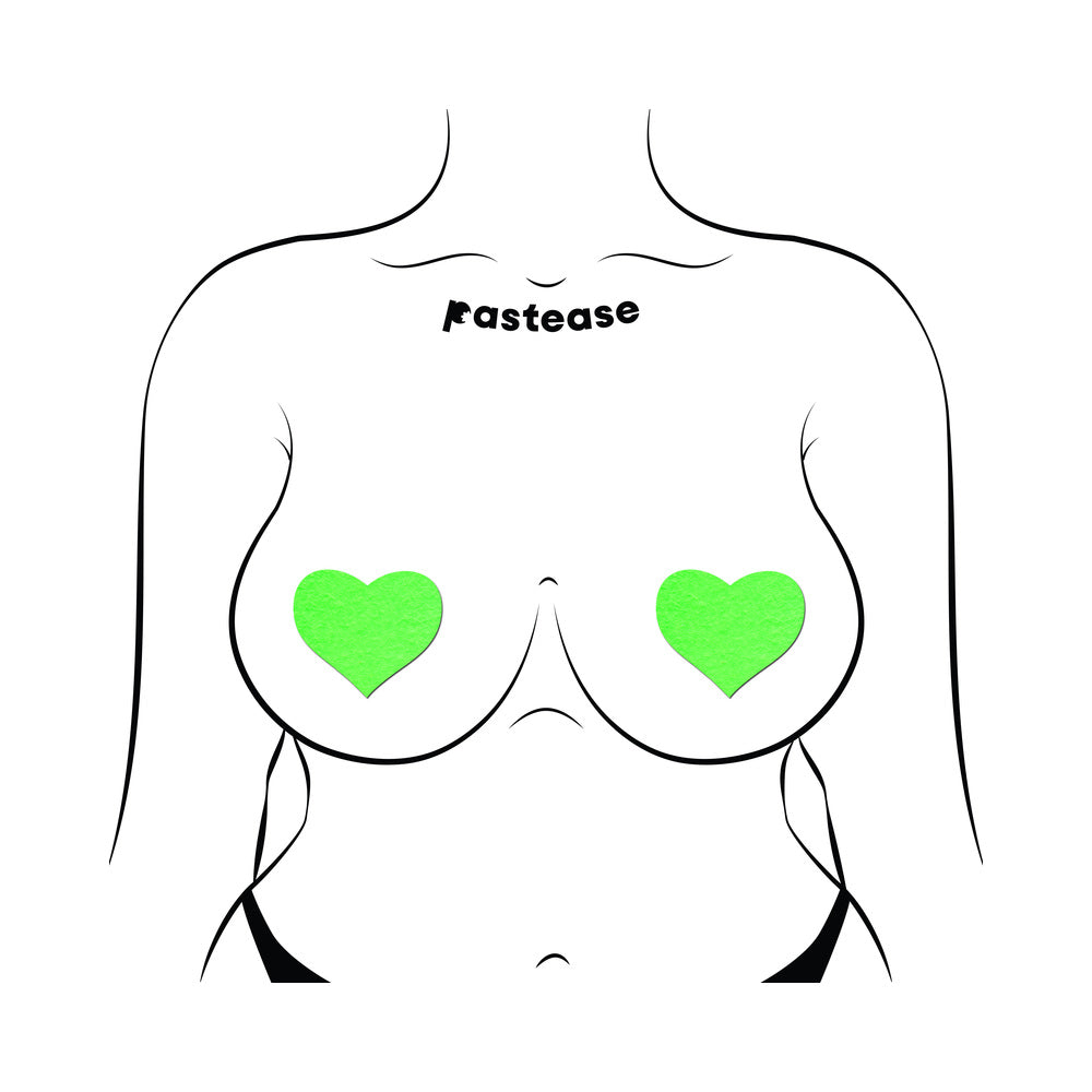 Pastease Love Glow-in-the-Dark Hearts Pasties