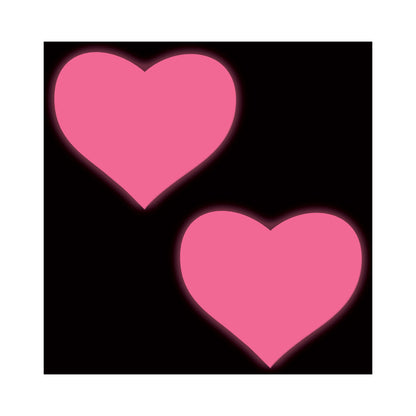 Pastease Love Glow-in-the-Dark Neon Heart Pasties