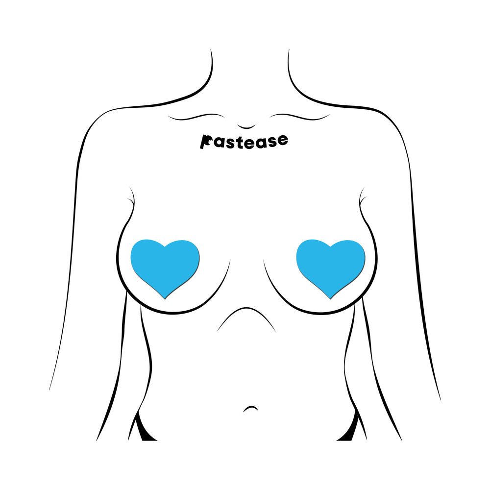 Pastease Love Glow-in-the-Dark Neon Heart Pasties