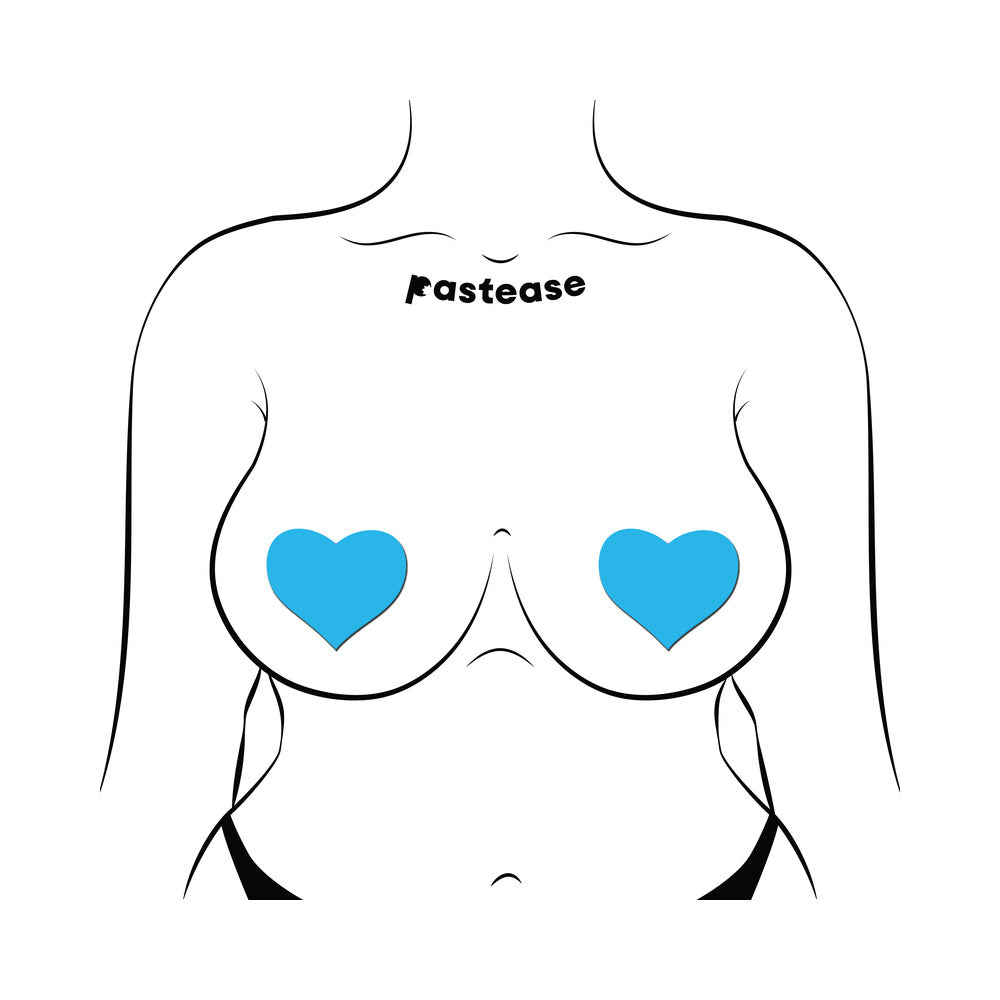 Pastease Love Glow-in-the-Dark Neon Heart Pasties