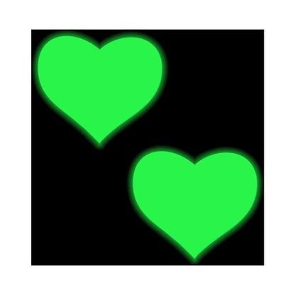 Pastease Love Glow-in-the-Dark Neon Heart Pasties