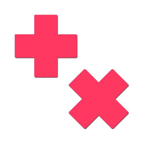 Pastease Plus X Glow-in-the-Dark Cross Pasties
