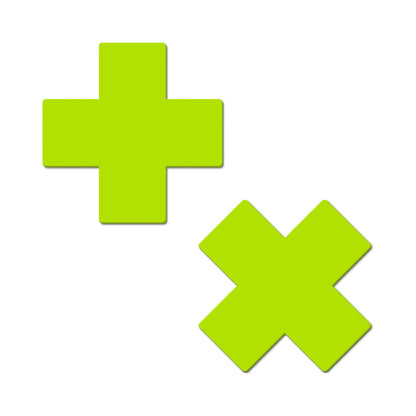 Pastease Plus X Glow-in-the-Dark Cross Pasties