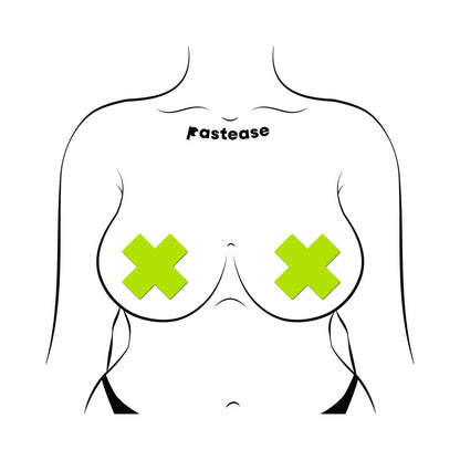 Pastease Plus X Glow-in-the-Dark Cross Pasties