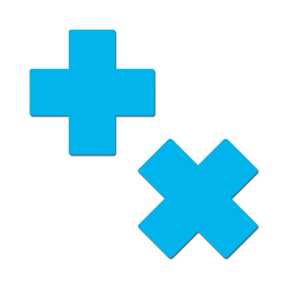 Pastease Plus X Glow-in-the-Dark Cross Pasties