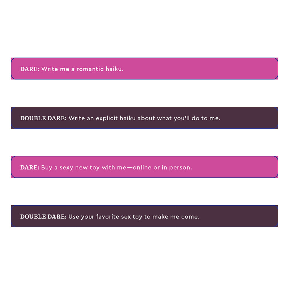 Sexy Dare or Double Sexy Dare: Pick-a-Stick