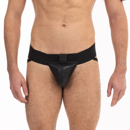 Prowler RED Leather Pouch Jock