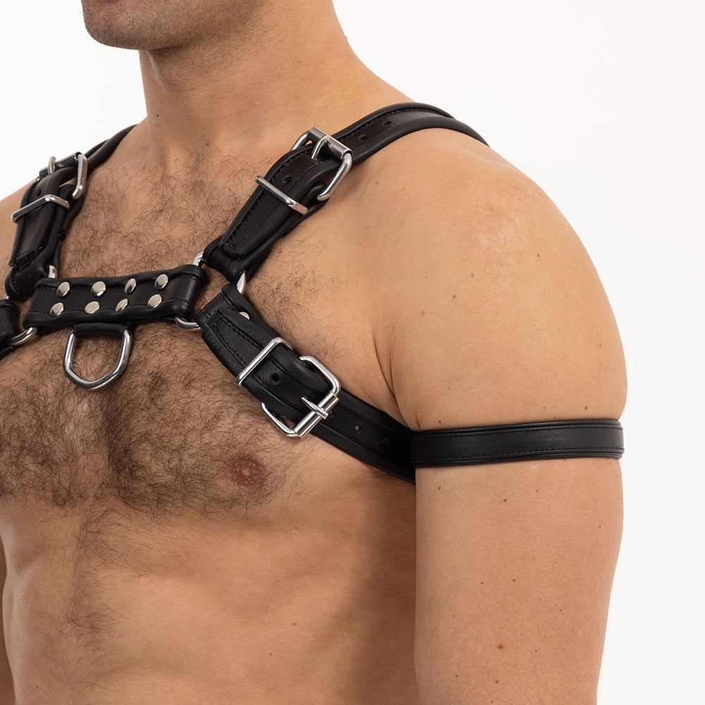Prowler RED Leather Bicep Band