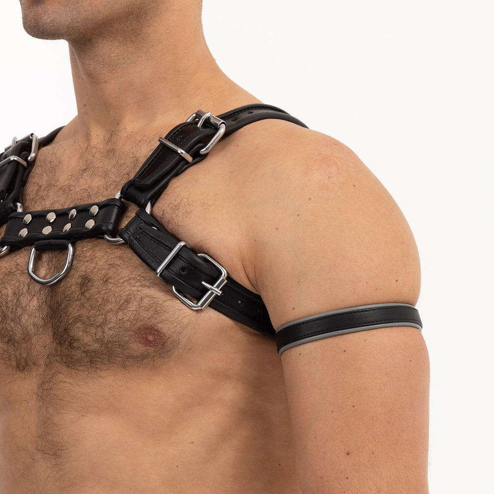 Prowler RED Leather Bicep Band