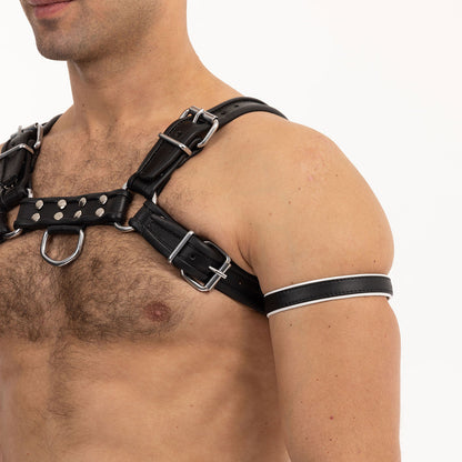 Prowler RED Leather Bicep Band