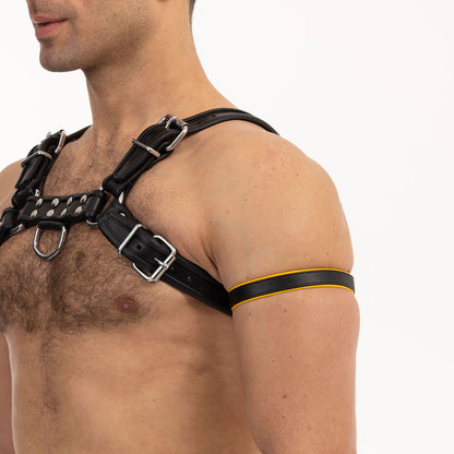 Prowler RED Leather Bicep Band
