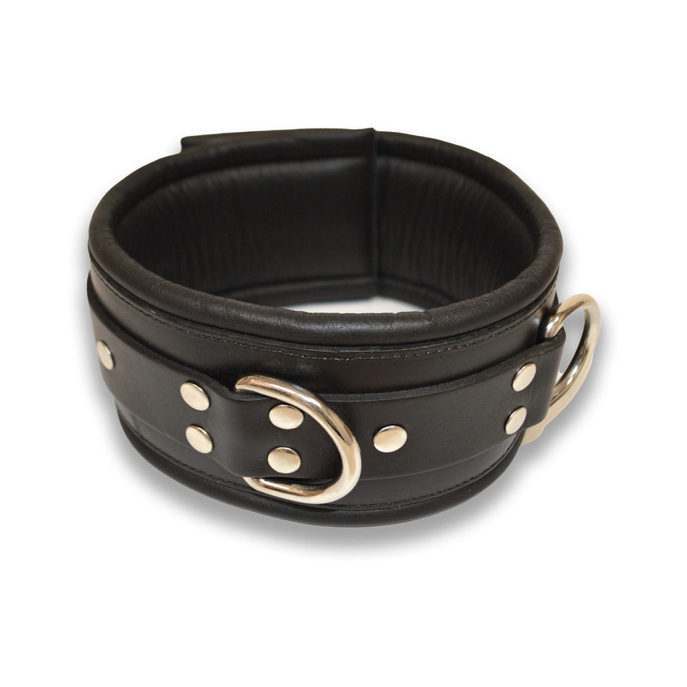 Prowler RED Leather Lockable Collar