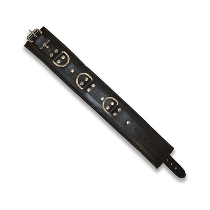 Prowler RED Leather Lockable Collar
