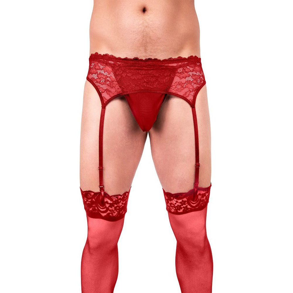 Prowler Lace Garter Set