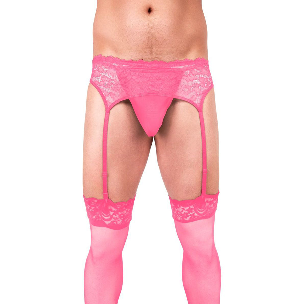 Prowler Lace Garter Set