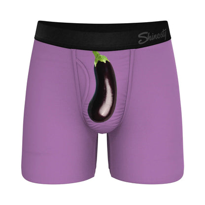 Shinesty Double Entendre Eggplant Ball Hammock Underwear