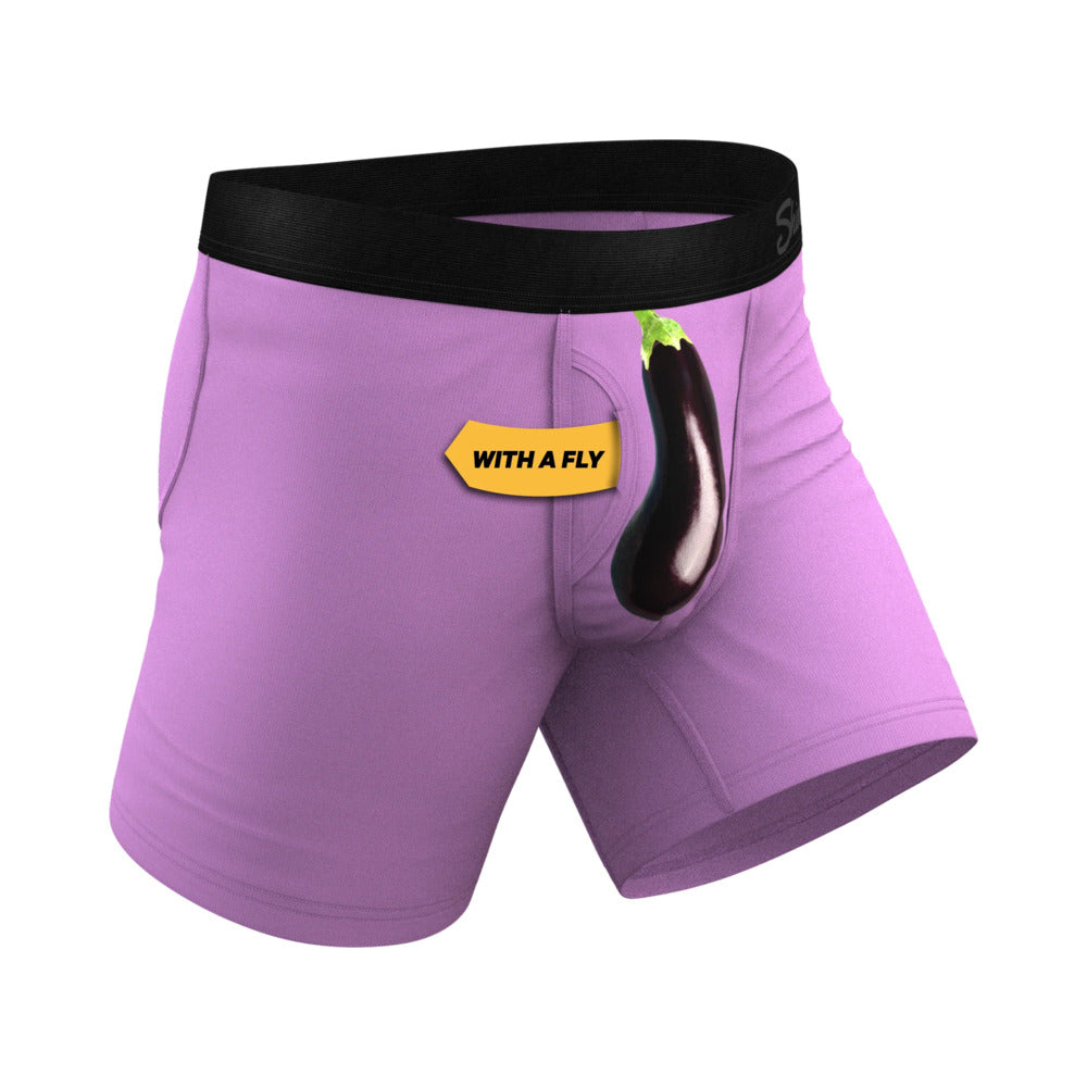Shinesty Double Entendre Eggplant Ball Hammock Underwear