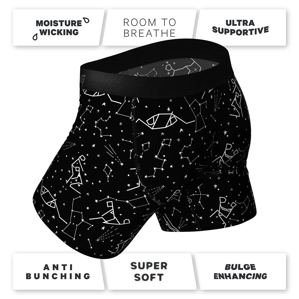 The Big Bang Glow-in-the-Dark Constellation Ball Hammock Pouch
