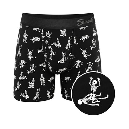 Shinesty Bare Back Bones Ball Hammock Pouch Underwear
