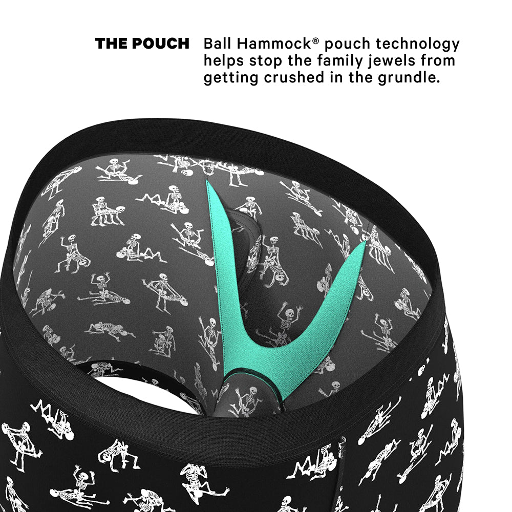 Shinesty Bare Back Bones Ball Hammock Pouch Underwear