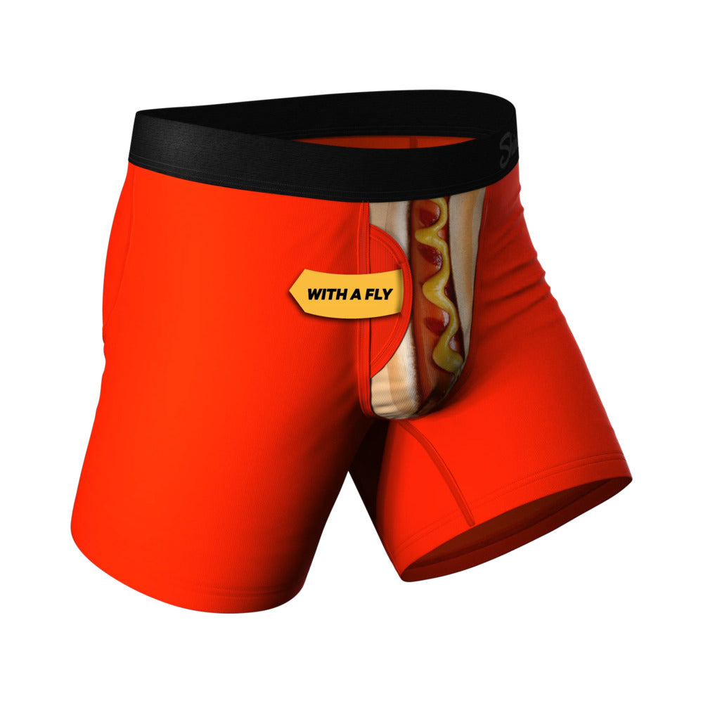 Shinesty Coney Islands Hot Dog Ball Hammock Underwear