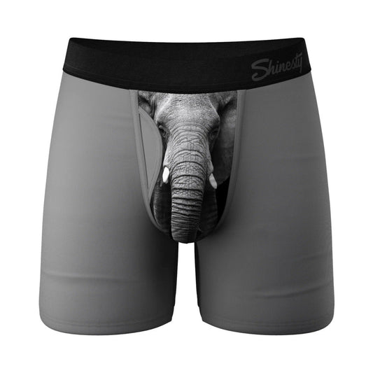 The Junk In The Trunk Elephant Ball Hammock Pouch Underwear with Fly