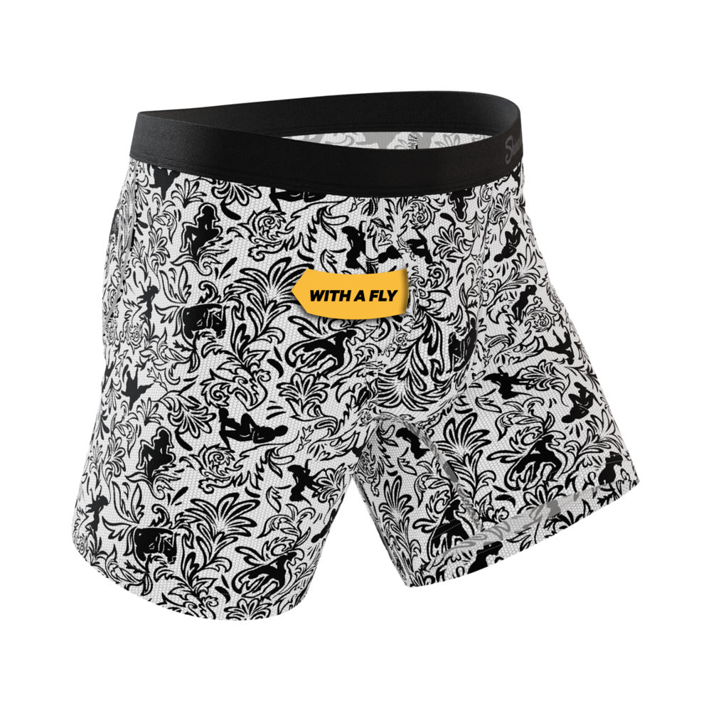 Shinesty The Racy & Lacy Ball Hammock Underwear with Fly