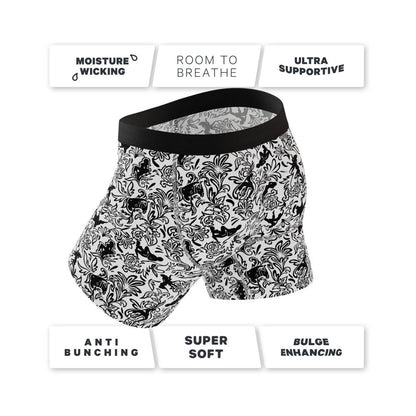 Shinesty The Racy & Lacy Ball Hammock Underwear with Fly