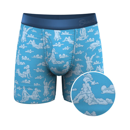 The Reverse Cloud Girl Cloud Ball Hammock Pouch Underwear with Fly