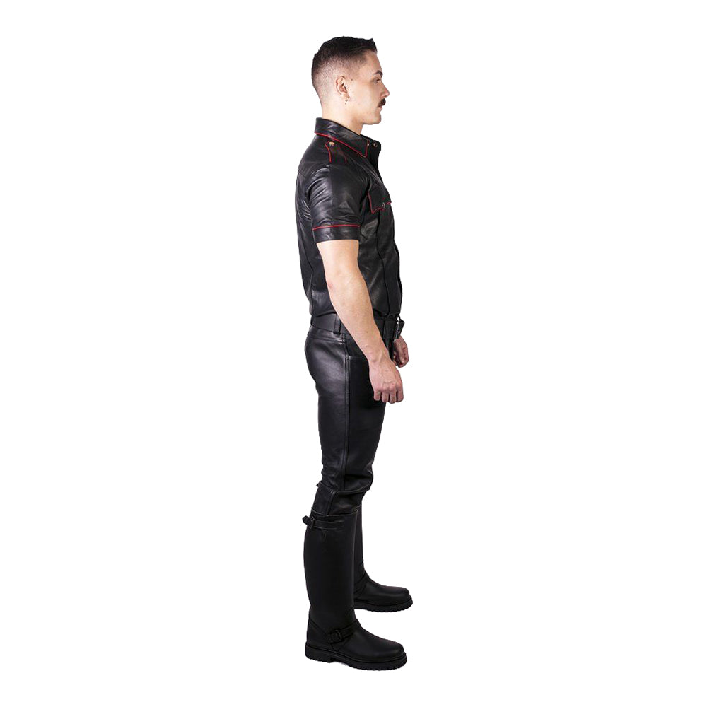 Prowler RED Leather Jeans