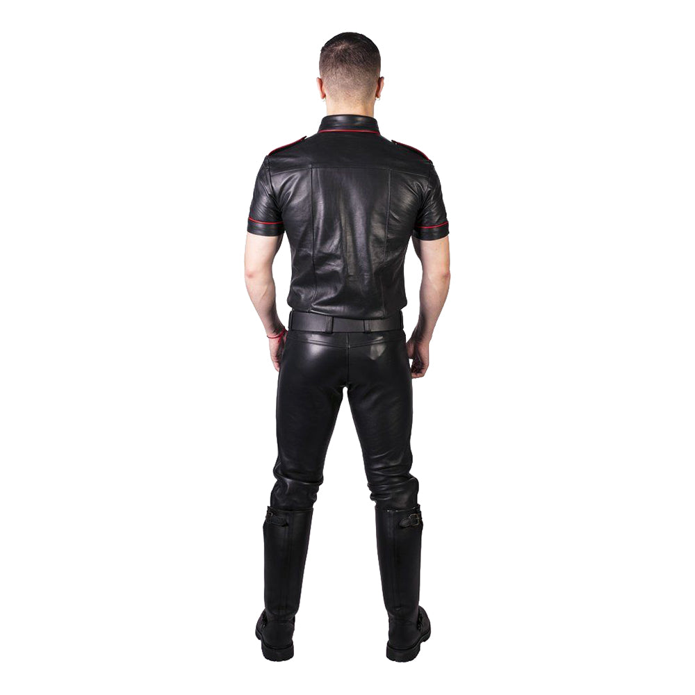 Prowler RED Leather Jeans