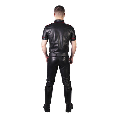 Prowler RED Leather Jeans