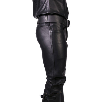 Prowler RED Leather Jeans