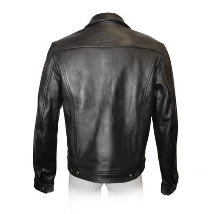 Prowler RED Leather Trucker Jacket