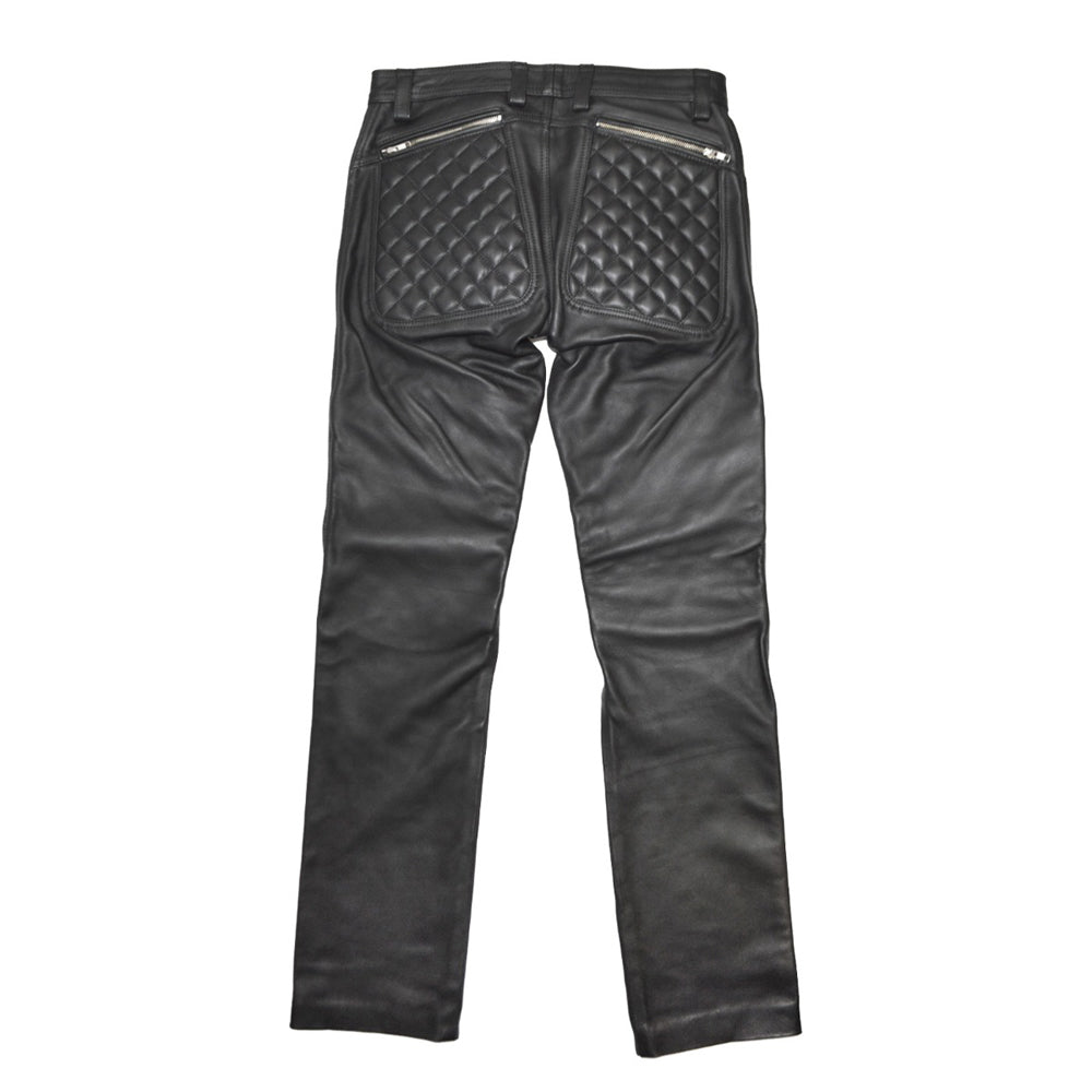 Prowler RED Quilted Leather Sailor Jeans