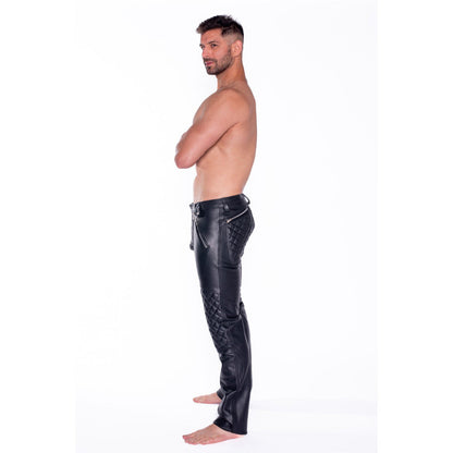 Prowler RED Quilted Leather Sailor Jeans