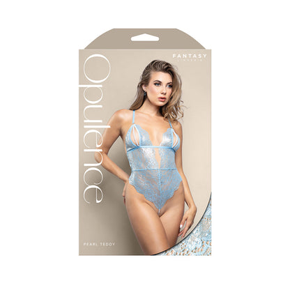 Fantasy Lingerie Opulence Split Pearl Cup Open-Back Teddy