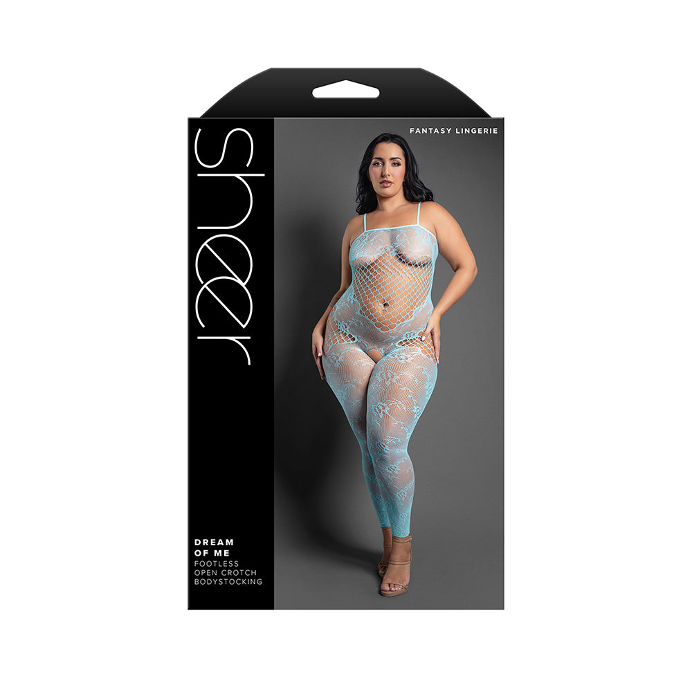 Fantasy Lingerie Dream of Me Open-Crotch Bodystocking