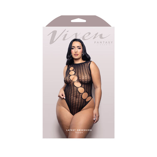 Fantasy Lingerie Vixen Latest Obsession Rhinestone Teddy