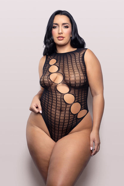 Fantasy Lingerie Vixen Latest Obsession Rhinestone Teddy