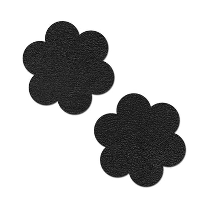 Pastease Everyday Reusable Onyx Suede Flower Pasties