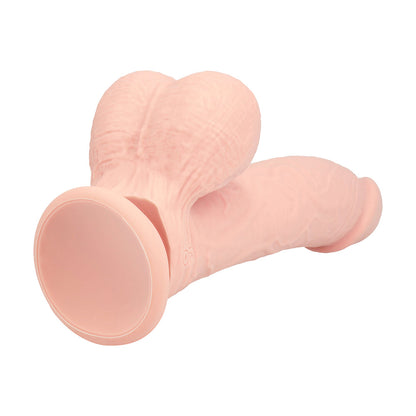 Realrock Realistic Dual Density Vibrating Silicone Dildo with Weighted Balls