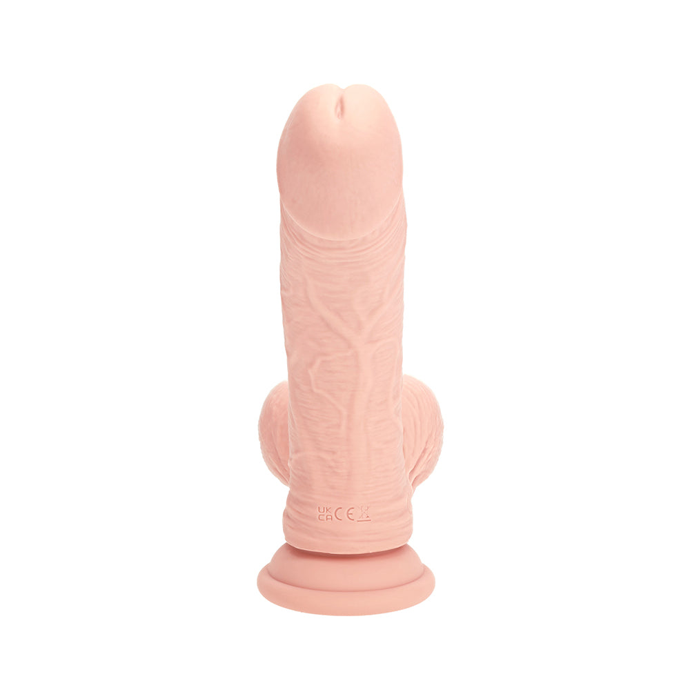 Realrock Realistic Dual Density Vibrating Silicone Dildo with Weighted Balls
