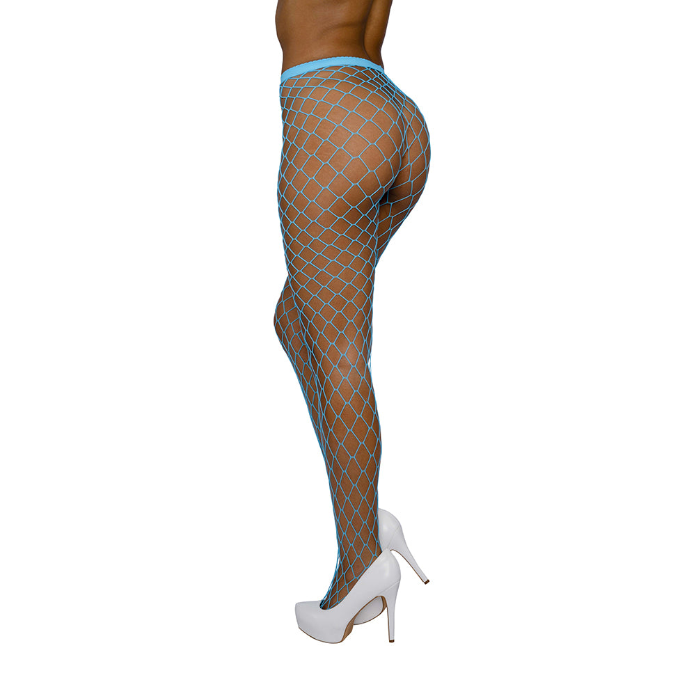 Dreamgirl High-Waist Fence Net Pantyhose