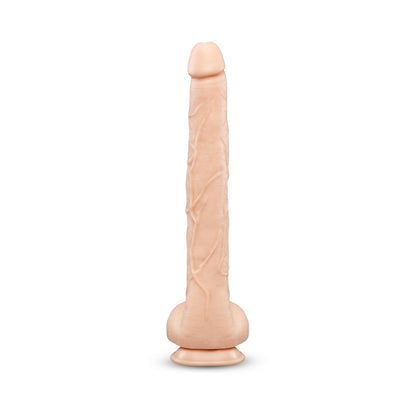 b-Vibe Bone 17 in. Deep-Insert Dildo with Realistic Balls and Suction Cup
