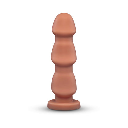 b-Vibe Headz 10.5 in. Multi-Bulb Dildo with Flared Base