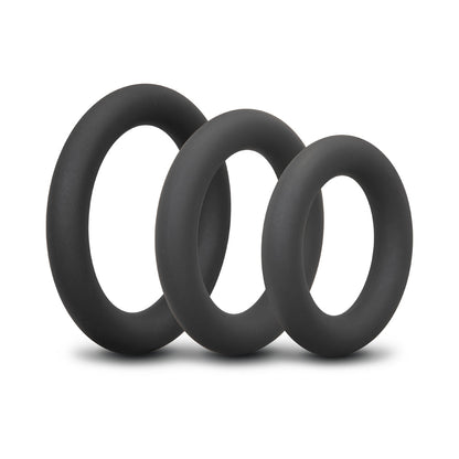 b-Vibe Snug Ring Swole 3-Pack Snug Fit Thick Silicone C-Ring