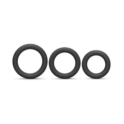 b-Vibe Snug Ring Swole 3-Pack Snug Fit Thick Silicone C-Ring