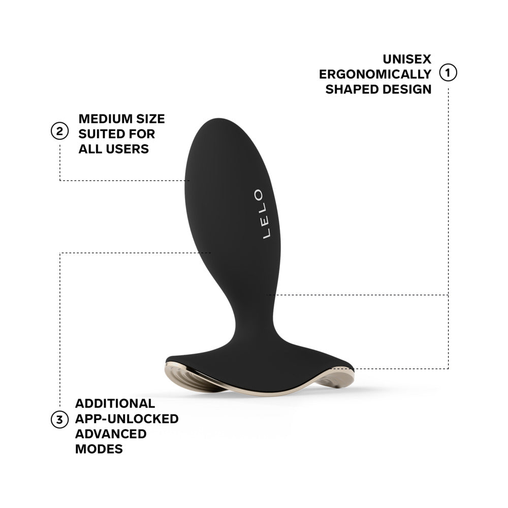 LELO SURFER 2 Vibrating Anal Plug Black