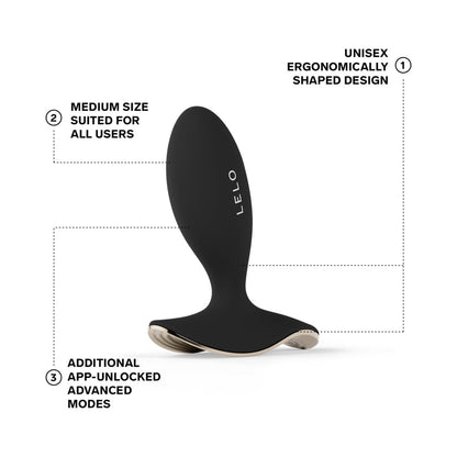 LELO SURFER 2 Vibrating Anal Plug Black